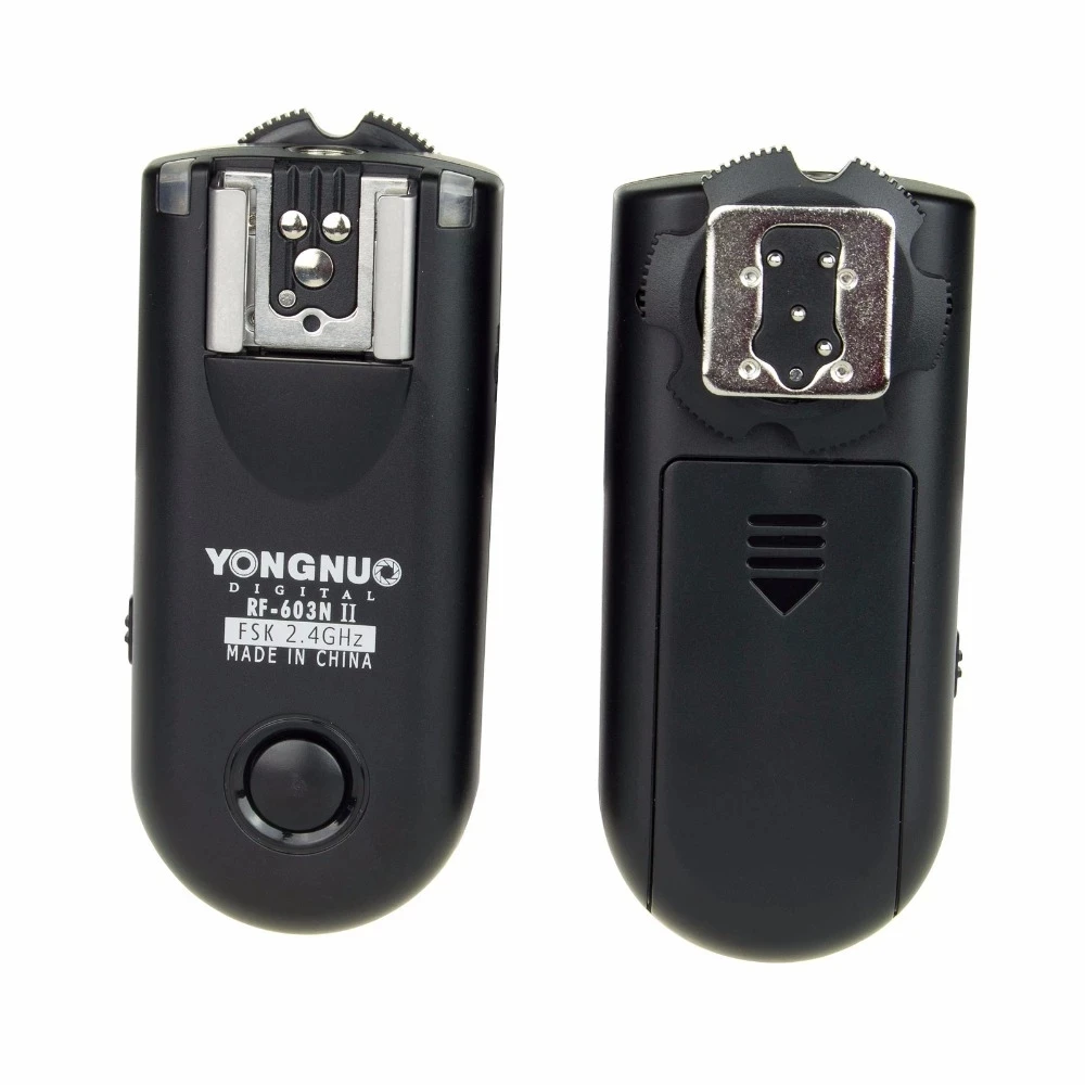 YONGNUO RF-603RX/N RF-603 RF603N II RF 603 2.4GHz Wireless Radio Flash Studio Flash Trigger for NIKON D90 D5100 D700 D3