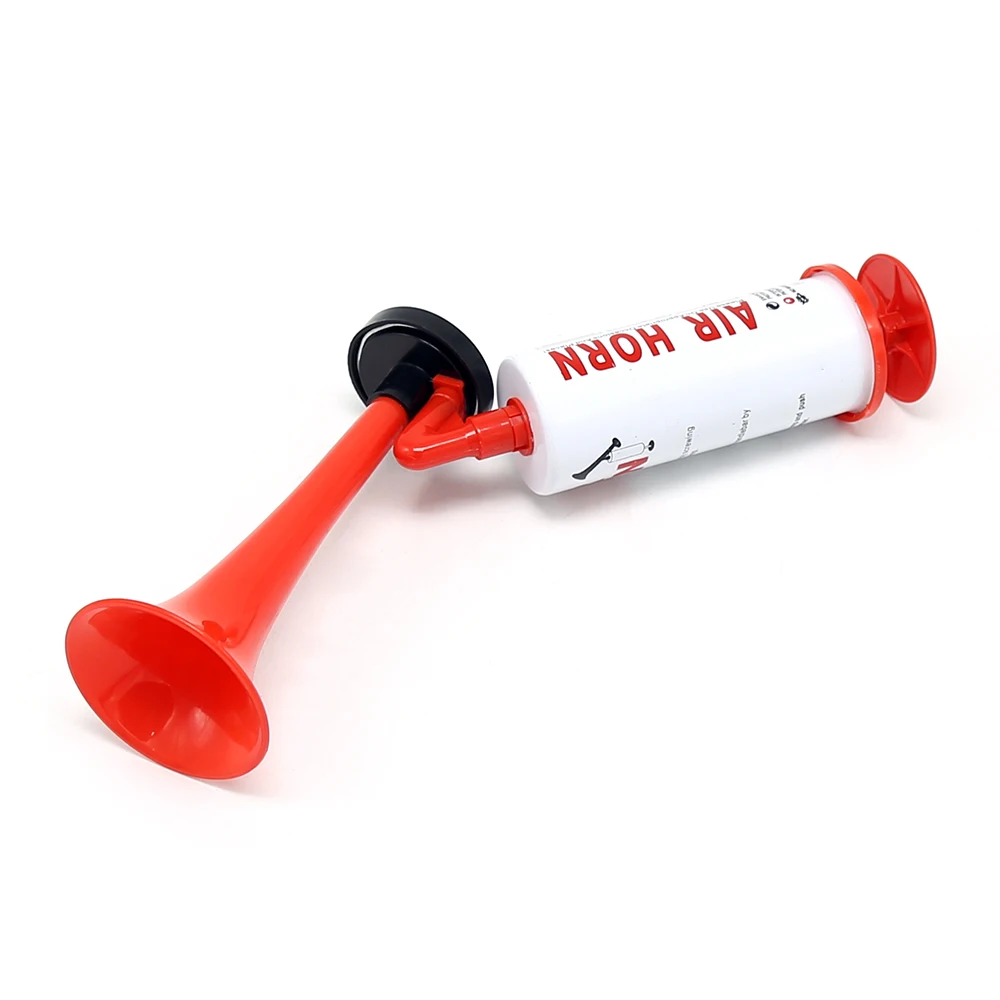 Super Horn Hand Pump Air Horn Cheerleading Soccer Ball Sports Fans Horn Plastic Trumpet with Gas Pump Fine Qaulity