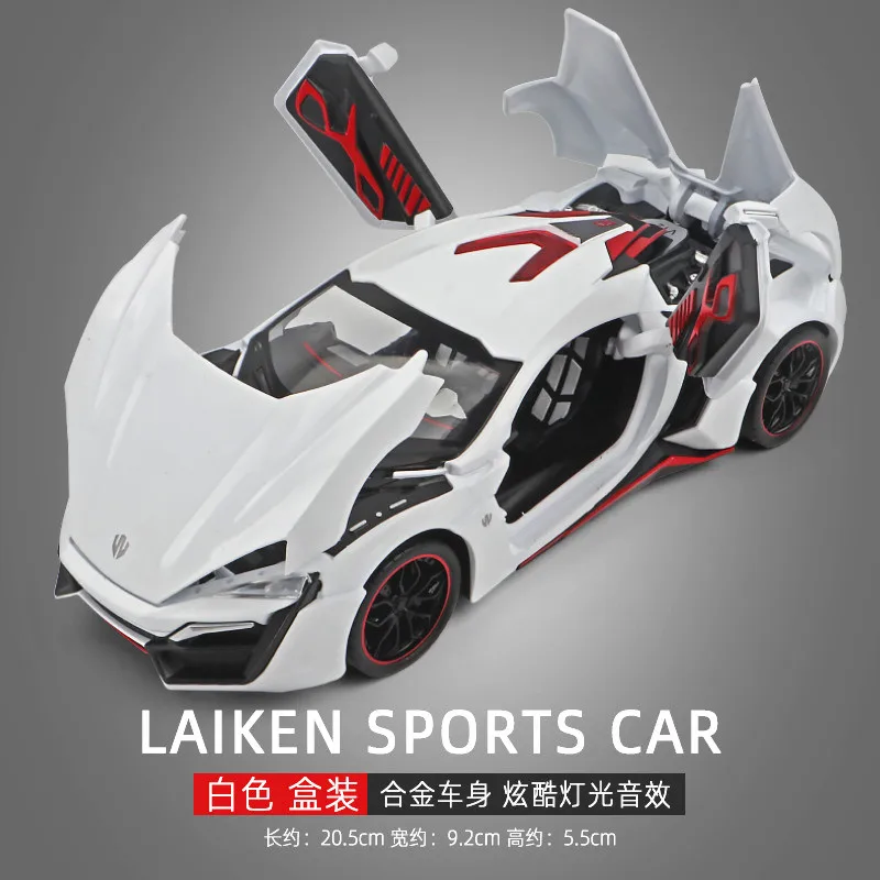 

1:24 Дубай супер ЗАПУСК сплава Модель автомобиля Diecast и игрушечные транспортные средства собирать подарки недистанционное управление тип транспорта игрушка