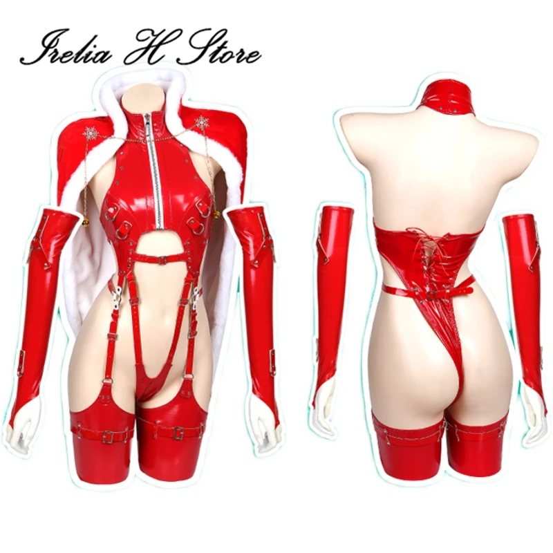 Irelia H Store Dark Dynasty Combat suit Leather Sexy Cosplay Costume Private Photo Shoot sexy lingeris Halloween Christmas Ju image 3