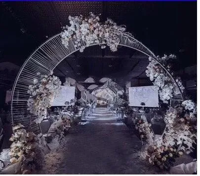 New wedding props tie yi shaped door background decoration large stage wedding decoration wedding archway flower door frame