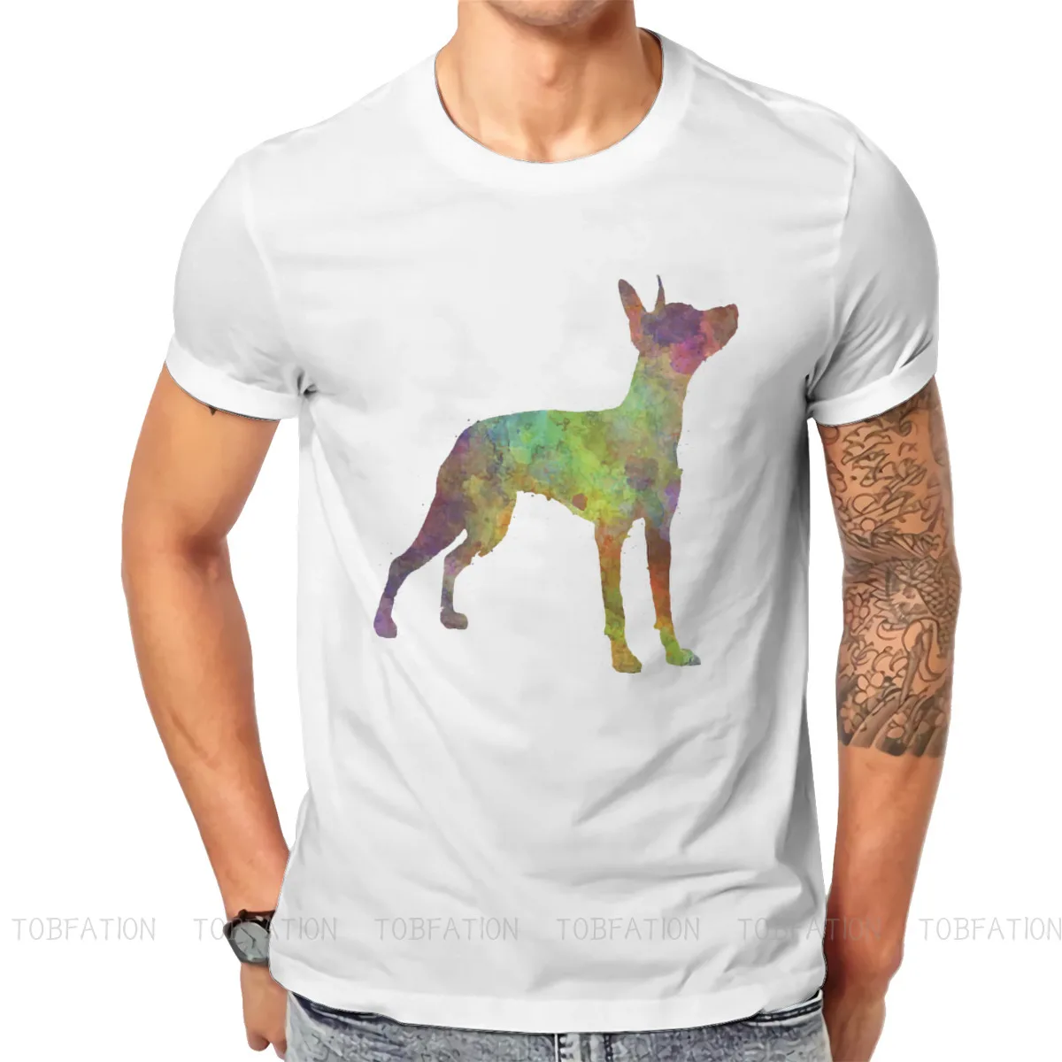 Xoloitzcuintli Unique TShirt Canadian Hairless Cat Sphynx Top Quality New Design Graphic  T Shirt Short Sleeve Hot Sale