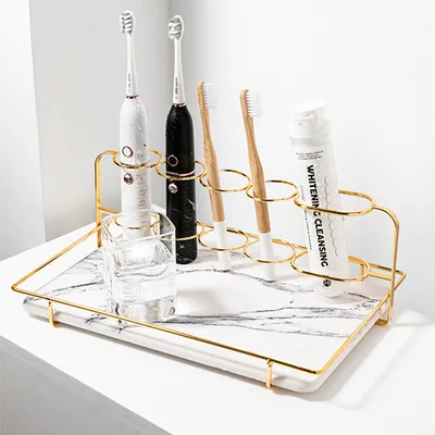 Creative Toothbrush Stand Rack Organizer Electric Wall-Mounted Holder Space Saving toothbrush holder Bathroom Accessories