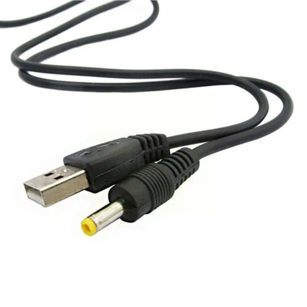 1 Pc 0.8m Cable Suitable for PSP 1000 2000 3000 USB Charging Cable USB To DC 4.0x1.7mm Plug 5V 1A Power Charging Cable T1X9