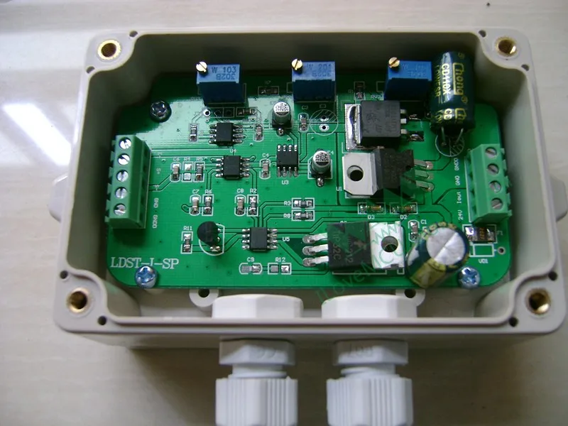 Pressure Load Cell Signal Amplifier 0-5V.0-10V4-20MA Current Voltage Transmitter PLC 12/24V