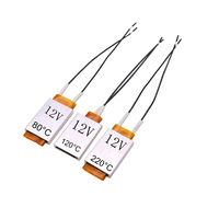 1 Pcs Heating Element Hair Dryer Accessories Curlers Heater 80-220 Degrees Celsius Ptc Heaters 12V Applicable Miniature Heating