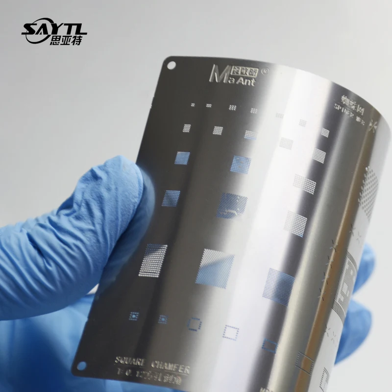 Bga Reballing Stencil Kit Voor Iphone 12/12Pro Max/11/11pro/Xs//Xs Max/xr/X/8P/8/7P/7/6S/6 Cpu Ic chip Tin Planten Solderen Netto