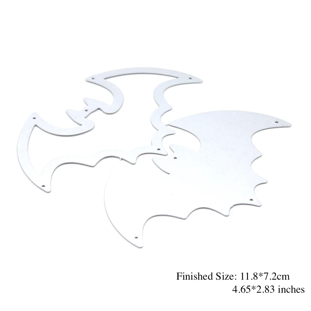 KSCRAFT Halloween Bat Shaker Metal Cutting Dies Stencils for DIY Scrapbooking Decorative Embossing DIY Paper Cards