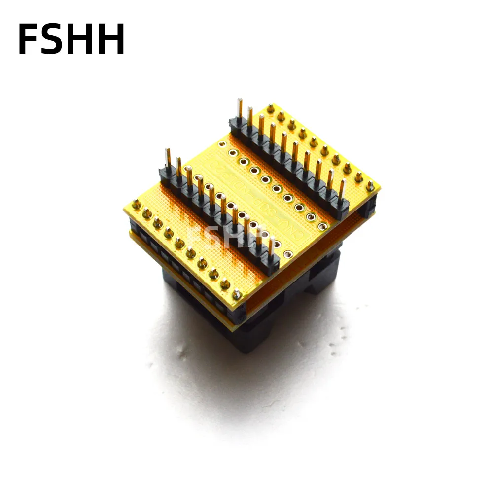 Of 25 wide-body SOP8 IC Test Socket / programmer adapter OTS-20 (8X2) 1.27-01 dual position SOP8 adapter SOP8 to DIP8 200mil