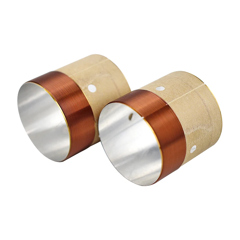 SHEVCHENKO 39.5mm Bass Voice Coil 6-8 OHM Aluminum 2 Layers Copper Wire Coil Repair 40 Core Woofer Speaker Parts 2pcs