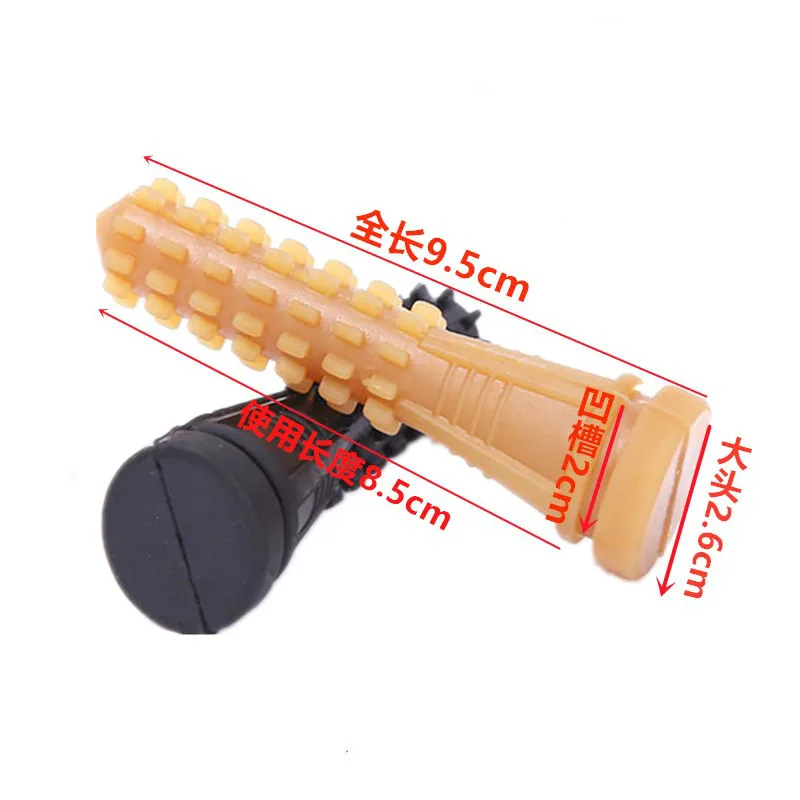 50PCS Hair Removal Machine Rubber Rod Hair Machine Glue Beef Tendon Stick Plastic Nail Poultry Chicken and Duck Goose Glue Stick