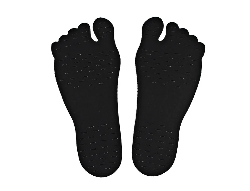 1 Pair Adhesive Foot Pads Feet Sticker Stick On Soles Flexible Anti-slip Beach Feet Protection Best Sale