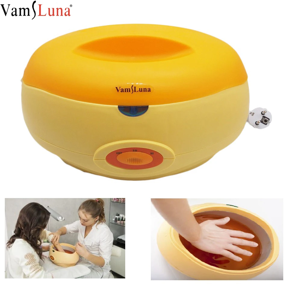 

Yellow Wax Heater Warmer Paraffin Heater For Paraffin Hand Bath Heat Therapy For Hand Care, Hair Removal, Waxing Kit