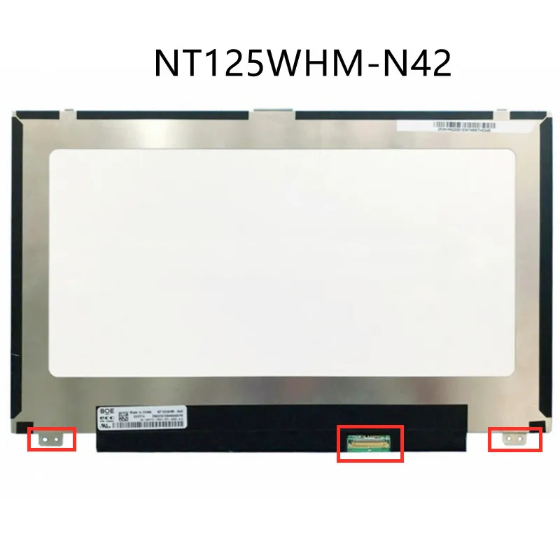 

For Dell E5270 E5280 E5288 E7270 E7280 Laptop LCD Screen NT125WHM-N42 HD 1366*768 30pins matrix display replacement