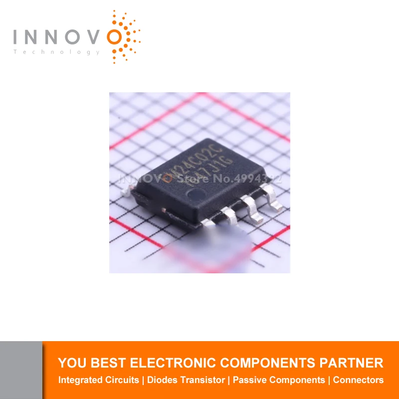 إنوفو 10 قطعة/الوحدة AT24C08C-SSHM-T P25Q16H-SSH-IT CAT24C256WI-GT3 24LC08BT-I/SN M24M01-RMN6TP FM24C02C-SO-T-G SOP-8 جديد الأصلي #6