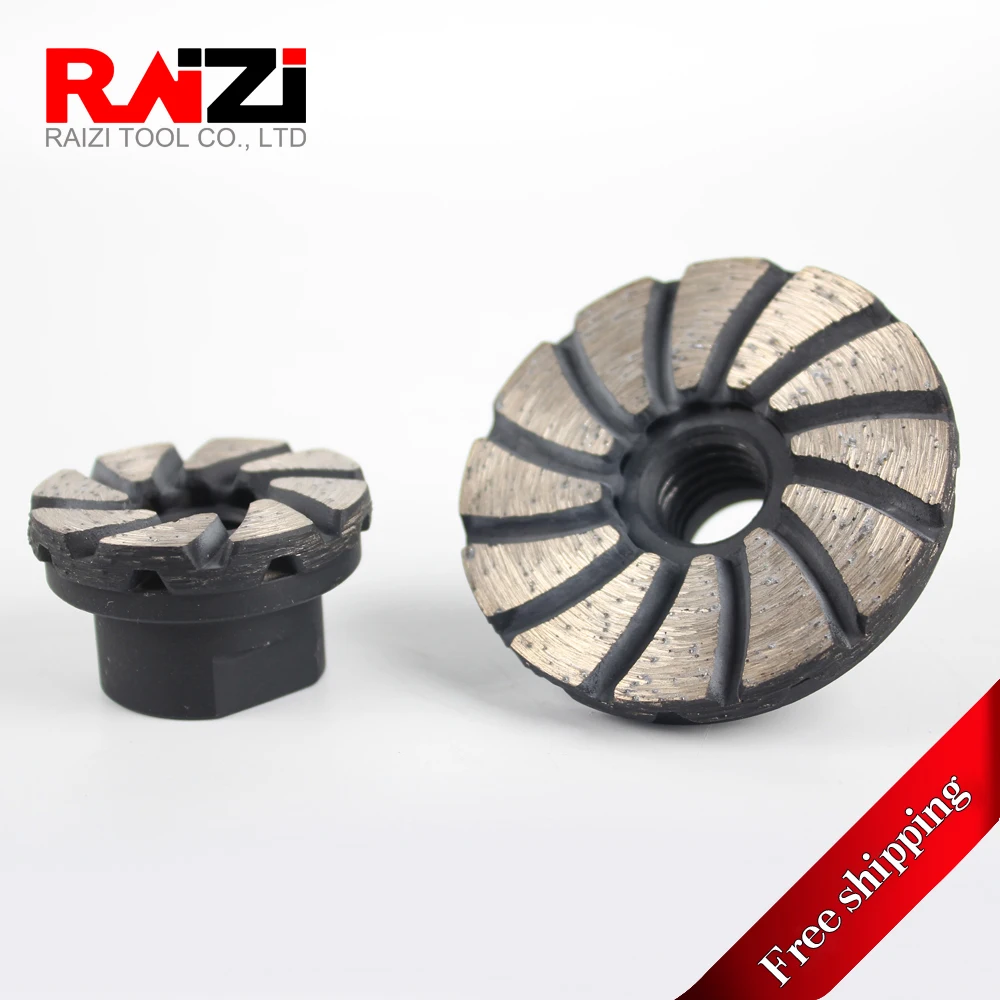 Raizi 40/60/90/115/125/180 mm Diamond Grinding Cup Wheel Stone Concrete Grinding Disc For Angle Grinder