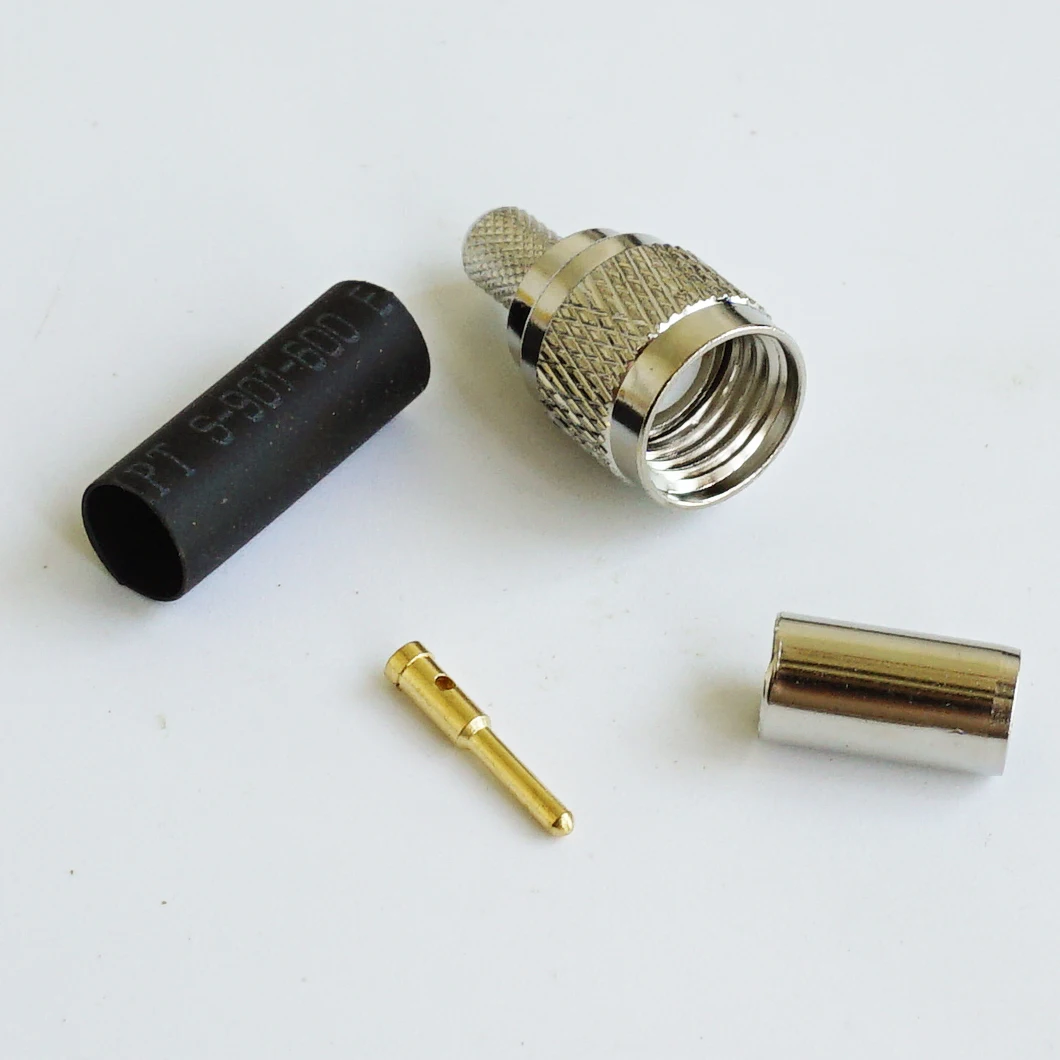 Mini UHF miniUHF Male plug crimp RG58 LMR195 RG142 RG400 RF connector