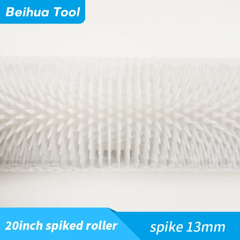 20inch Spiked Roller Cover 48cm no Frame Plastic Roller Head Self-leveling Screed Spike height 13mm/28mm Epoxy Floor Paint Tools