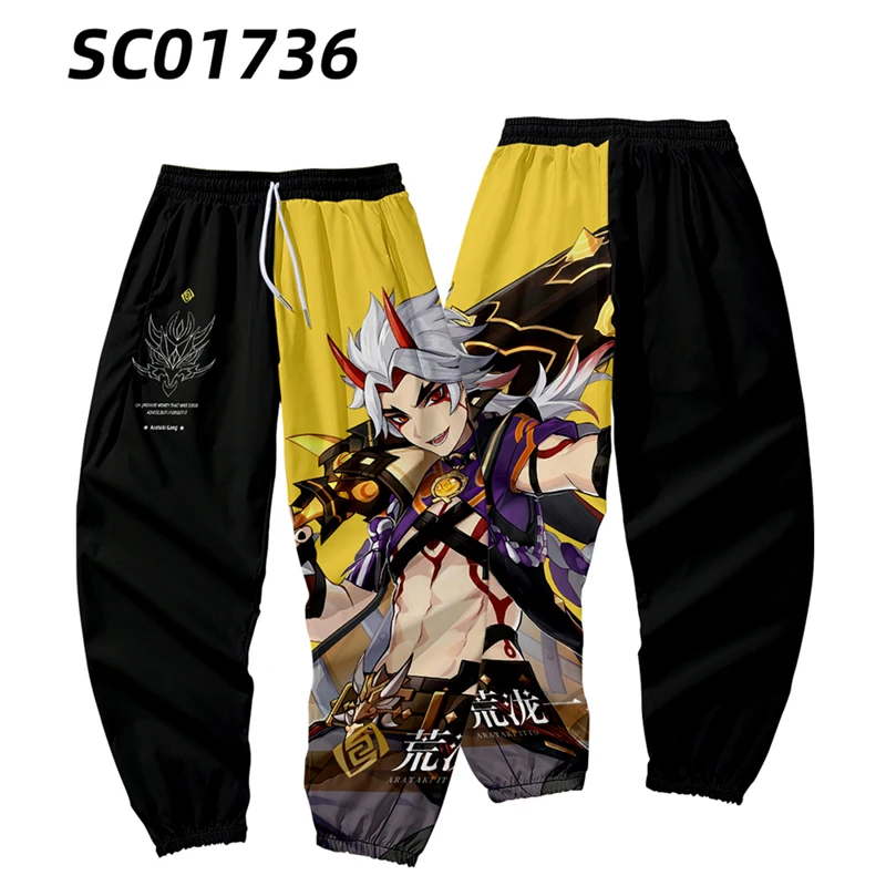 Genshin Impact Arataki Itto Cosplay Sudadera con capucha para hombres y mujeres, sudadera Harajuku, ropa de calle, jersey de Hip Hop, chaqueta con capucha, prendas de vestir exteriores