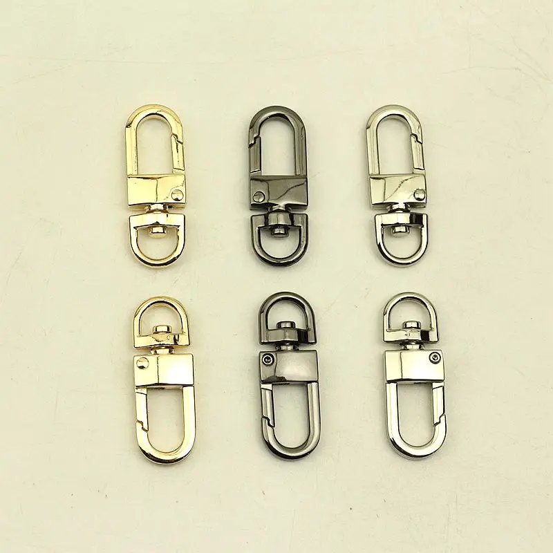 

50Pcs 9mm Mini Metal Lobster Hanger Buckles for Bag KeyChain Clasp Dog Collar Swivel Trigger Clips Snap Hook DIY Accessories