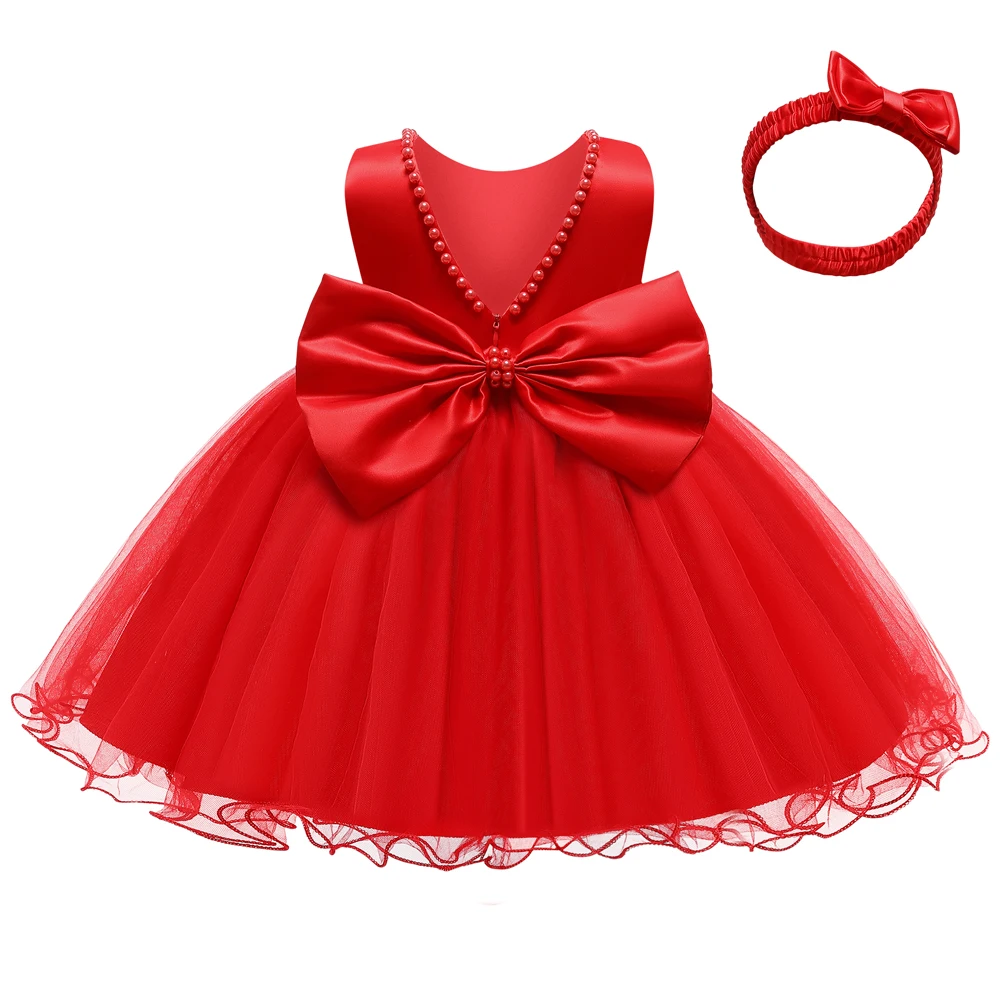 Baby Christmas Halloween Costume Christening Princess Dress For Baby Girls Kids Infant 1st Birthday Party Dress Newborn Clothes