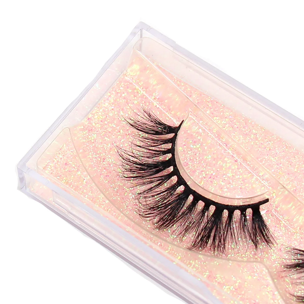 Luxuriöse Nerz-Kunstwimpern Voluminöse Wispy Strip Lashes Natürlicher Look Weich Bequem zu Tragen Wiederverwendbare Künstliche Wimpern Make-up Schönheit – Detail 15