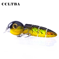 CCLTBA Perfect 6 inch 40g Multi Jointed Fishing Lures Swimbait Wobbler Bait Fishing Lures Wobbler Minnow Custom NEW