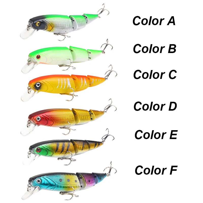 WESTBASS 1PX Jointed Swimbait 115mm-15g Multi Section Hard Bait 3-Segments Fishing Lure Trolling Minnow Wobblers Bass Isca Pesca