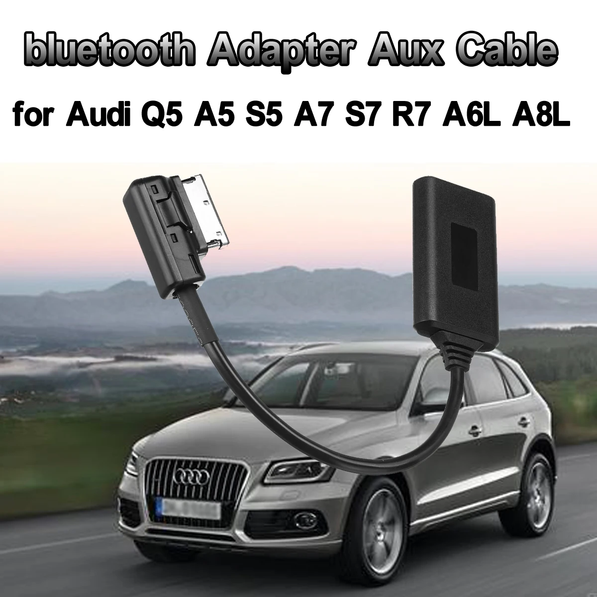 

AMI MMI bluetooth ModuleAdapter Aux кабель беспроводной аудио вход Aux радио медиа интерфейс для Audi Q5 A5 A7 R7 S5 Q7 A6L A8L A4L