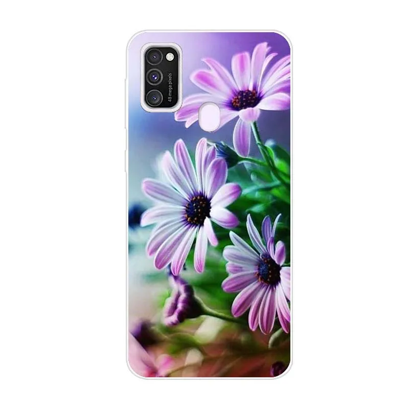 For Samsung M21 Case 6.4 inch Silicone Soft Back Cover For Samsung Galaxy M21 Case Cartoon TPU Coque for Samsung M 21 Bumper Bag