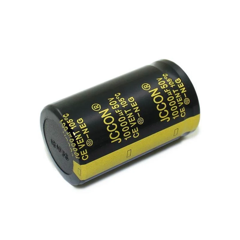 50v10000uf JCCON القرن الألومنيوم كهربائيا مكثف حجم 30x50 الصوت مكبر للصوت الصوت