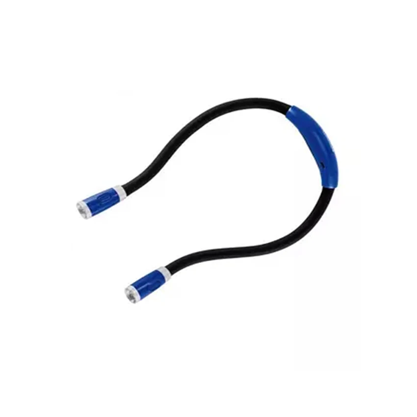Lampada da lettura notturna ricaricabile a mani libere con luce appesa al collo a LED lampada da libro a sospensione USB ricarica USB per l'apprendimento