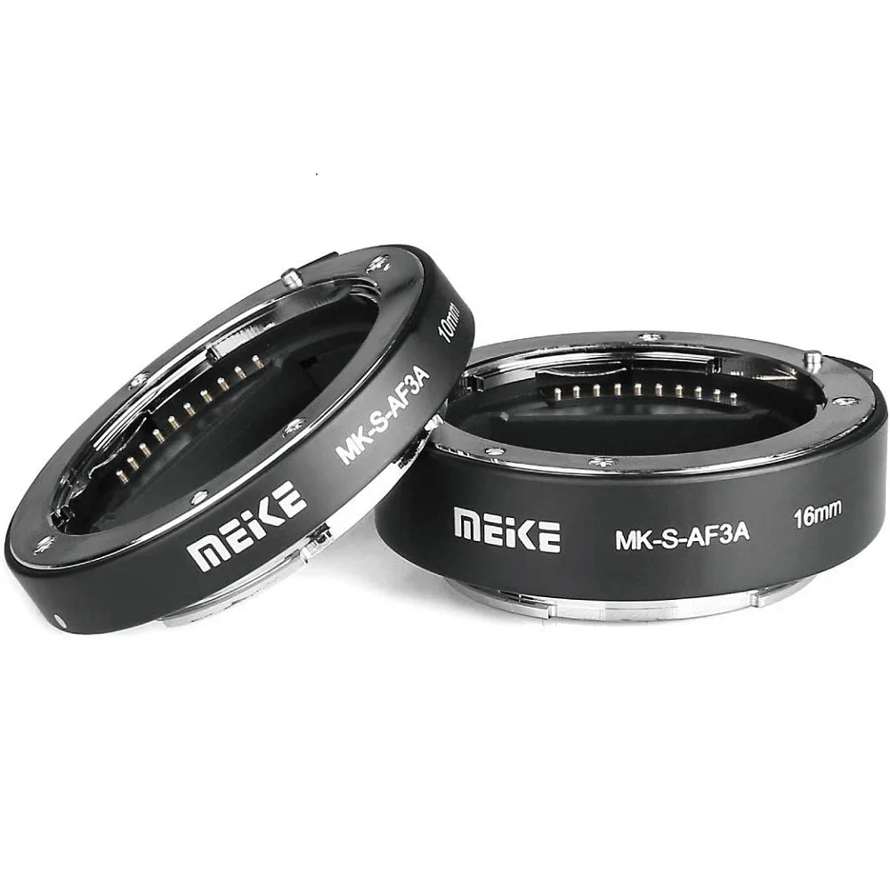 Meike Auto Focus Macro Extension Tube Ring 10mm 16mm for Sony E Mount NEX 3 5 6 7 NEX 3N 5T 5R A5100 A6000 A6300 A6500 A6400 A7