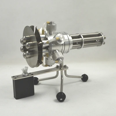 Model silnika stirlinga gatling gun sześć silnik cylindrowy prezenty zabawki fizyka sprzęt laboratoryjny