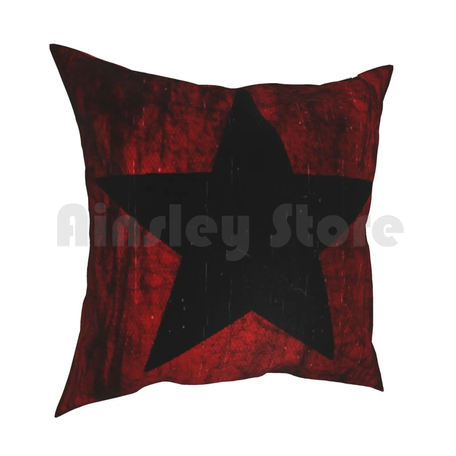 Red Winter Pillow Case Printed Home Soft Throw Pillow Civil War Comics Geek Movies Prop