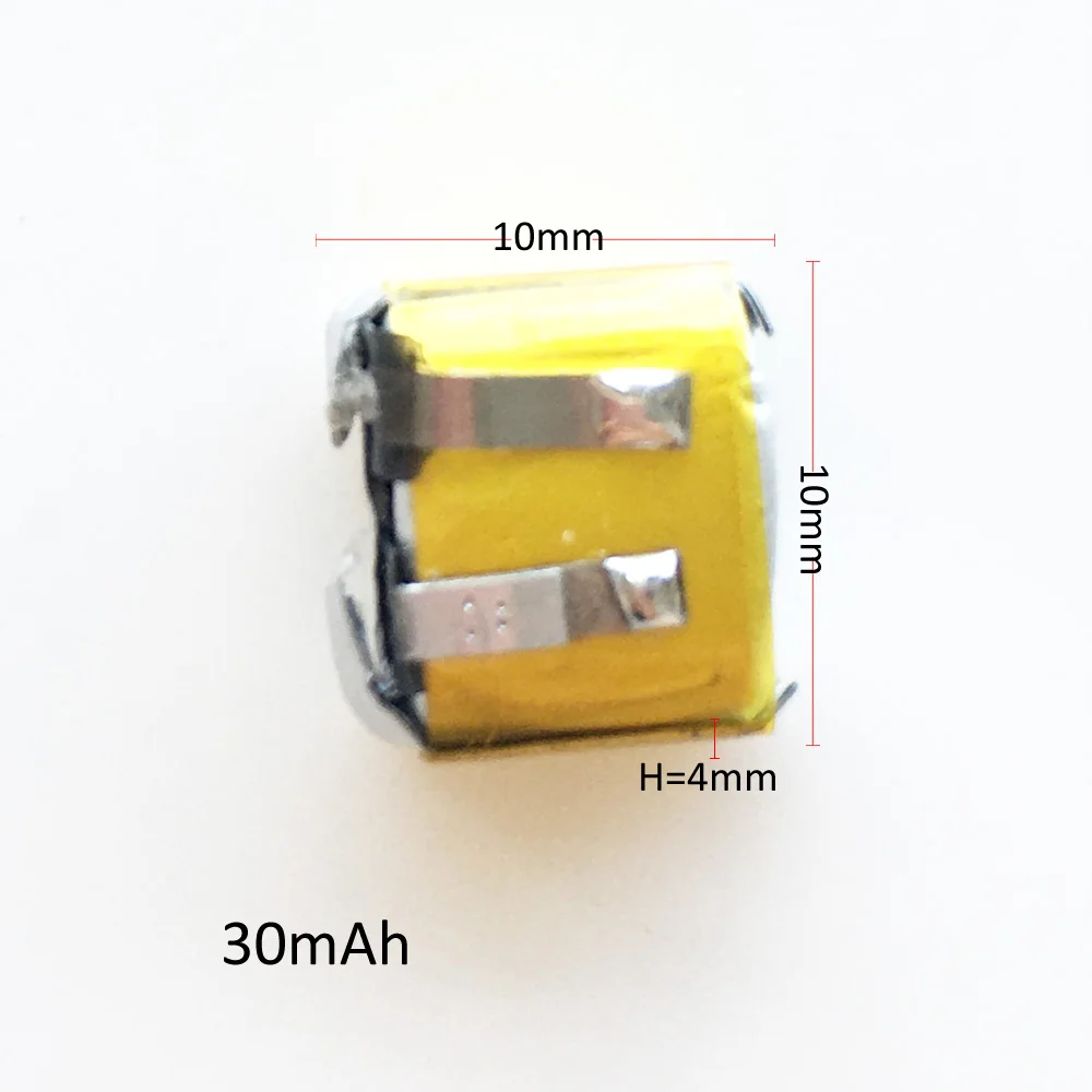 3.7V mały rozmiar Lipo akumulator litowo-polimerowy 25mAh ~ 40mAh dla słuchawki z bluetooth zestaw słuchawkowy słuchawki 401010 501012