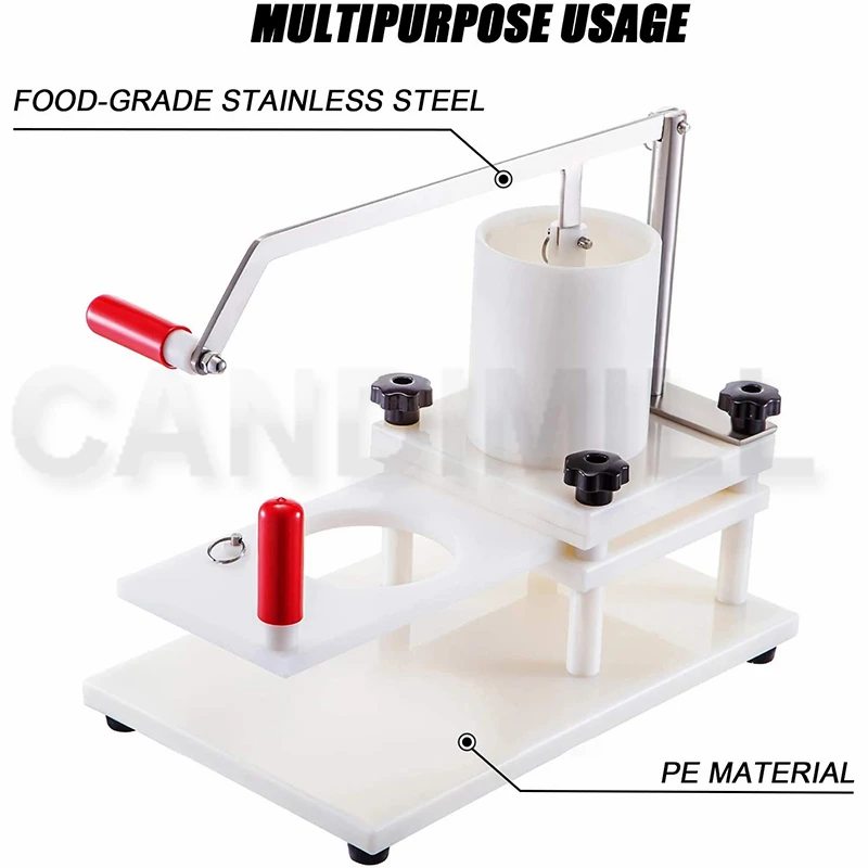 Hamburger Press Manual Plastic Hamburger Forming Machine Round Burger Meat Shaping Presser Burger Making Equitment