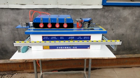 

Woodworking edge banding machine can be used for straight line, curve + polishing + edge trimming machine