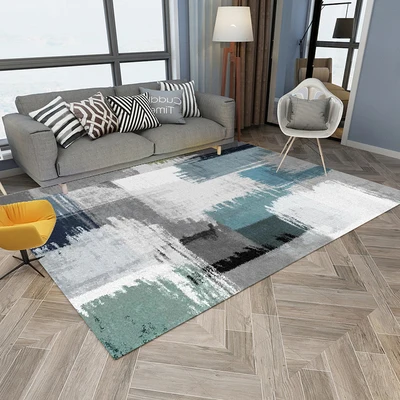 Rectangular Non-Slip Soft Mat, American Style, Landscape, Bedroom, Living Room, Sofa, Creative