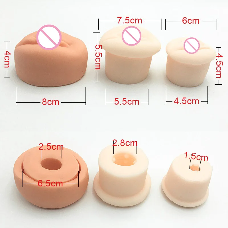 accesorios íntimos Manchon de remplacement en Silicone souple pour hommes, S-M-L, Donut extensible pour agrandissement du pénis, pompe, confort sous