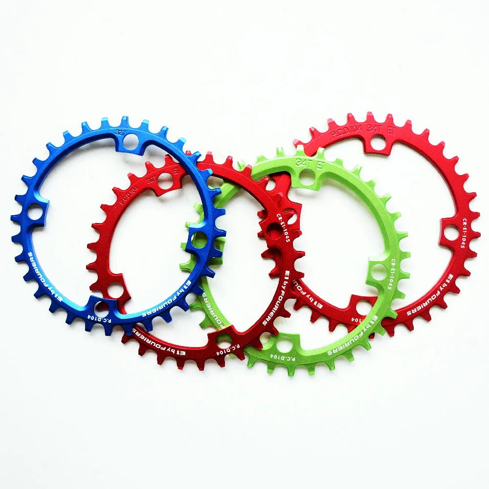 

FOURIERS CR-E1-104S Bicycle Chain Wheel BCD 104mm Bike Chain-rings Chainwheel MTB Crankset Parts Accessories