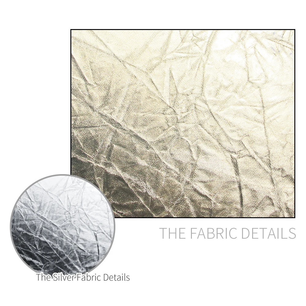 バッグ付きsh-lightラウンドリフレクター、2-in-1、5-in-1、マルチディスク、ポータブル、折りたたみ式、シルバーとゴールド、写真スタジオ