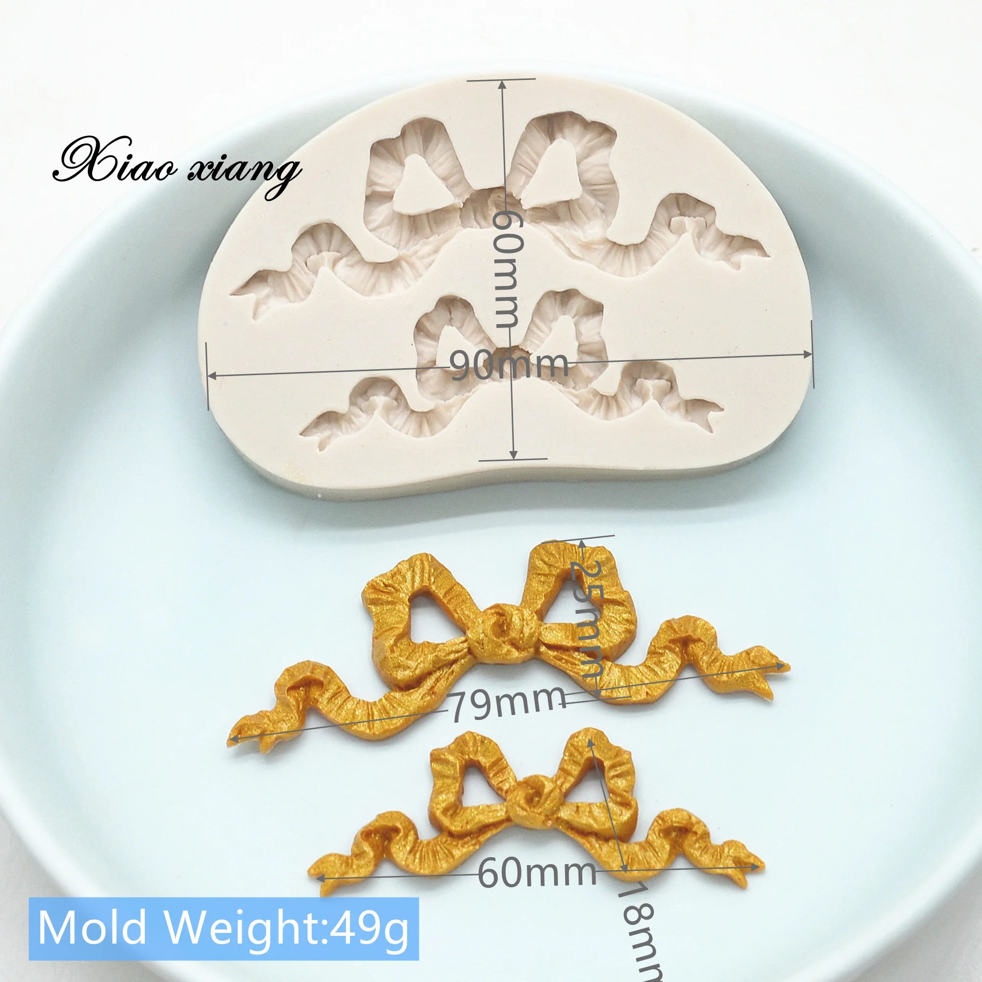 Lace Bow Bowknots Shape Cake Mold Chocolate Mold for the Kitchen Baking Cake Tools DIY Sugarcraft Decoration Tools