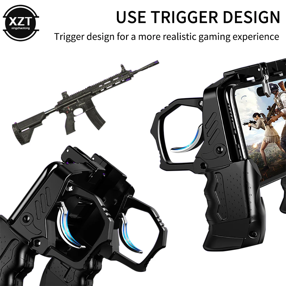 Mới Pubg Nút Kích Hoạt PUBG Cho Điện Thoại Di Động Joystick K21 Bộ Điều Khiển Trò Chơi Miếng Lót Cho iPhone Xiaomi Huawei Chơi Game Thiết Bị