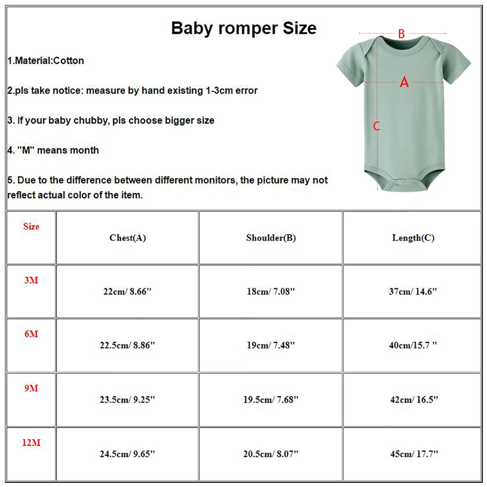 I Love My Auntie/uncle/grandparents Newborn Baby Unisex Cotton Bodysuit Boys Girls Casual Round Neck Romper Clothes