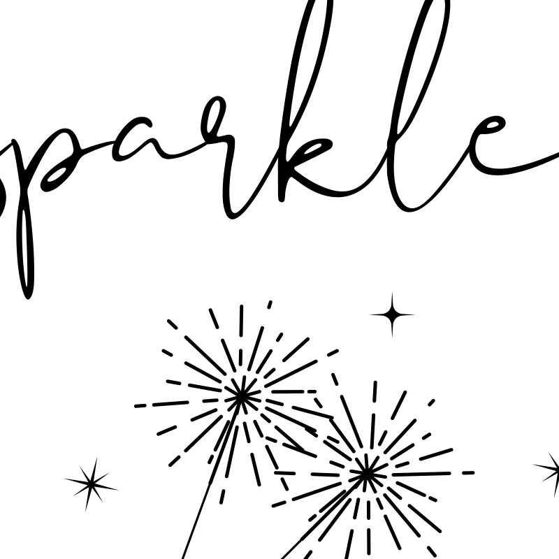 ADELLA Sparkler Send Off Sign Print Let Love Sparkle Quotes Canvas Painting Modern Minimalist Wedding Sign Poster Decoration