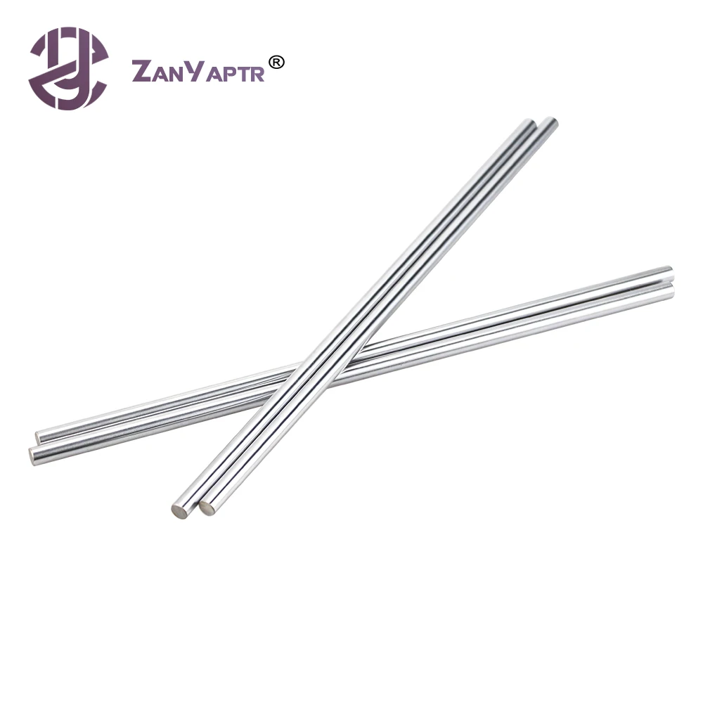 1Pcs Optical Axis OD 8mm x 200/300/400/500mm Cylinder Liner Rail Linear Shaft chrome For 3D Printer & CNC