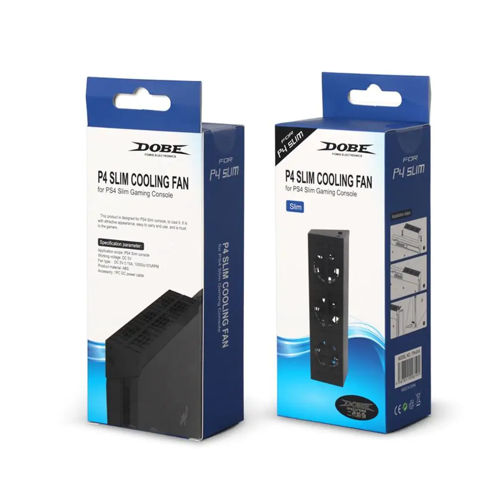 For Sony PS4 Pro Slim Playstation Play Station PS 4 Cooler Cooling Fan DC 5V Game Console USB Kit Controller Support Control Fan