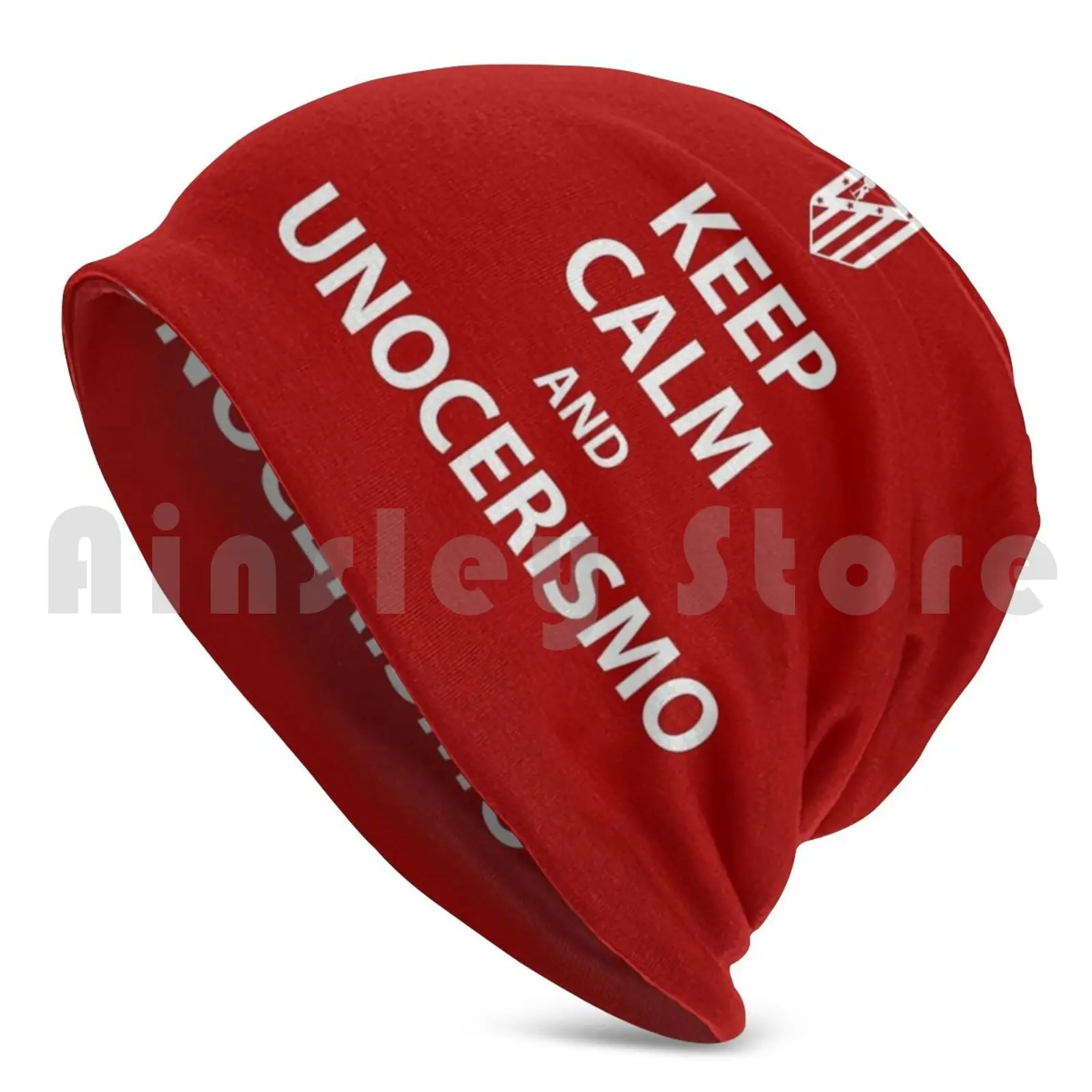 Unocerism Iii Beanies Knit Hat 1421 Beanies Print Never Stop Believing Simeone One Goal Fan Follower