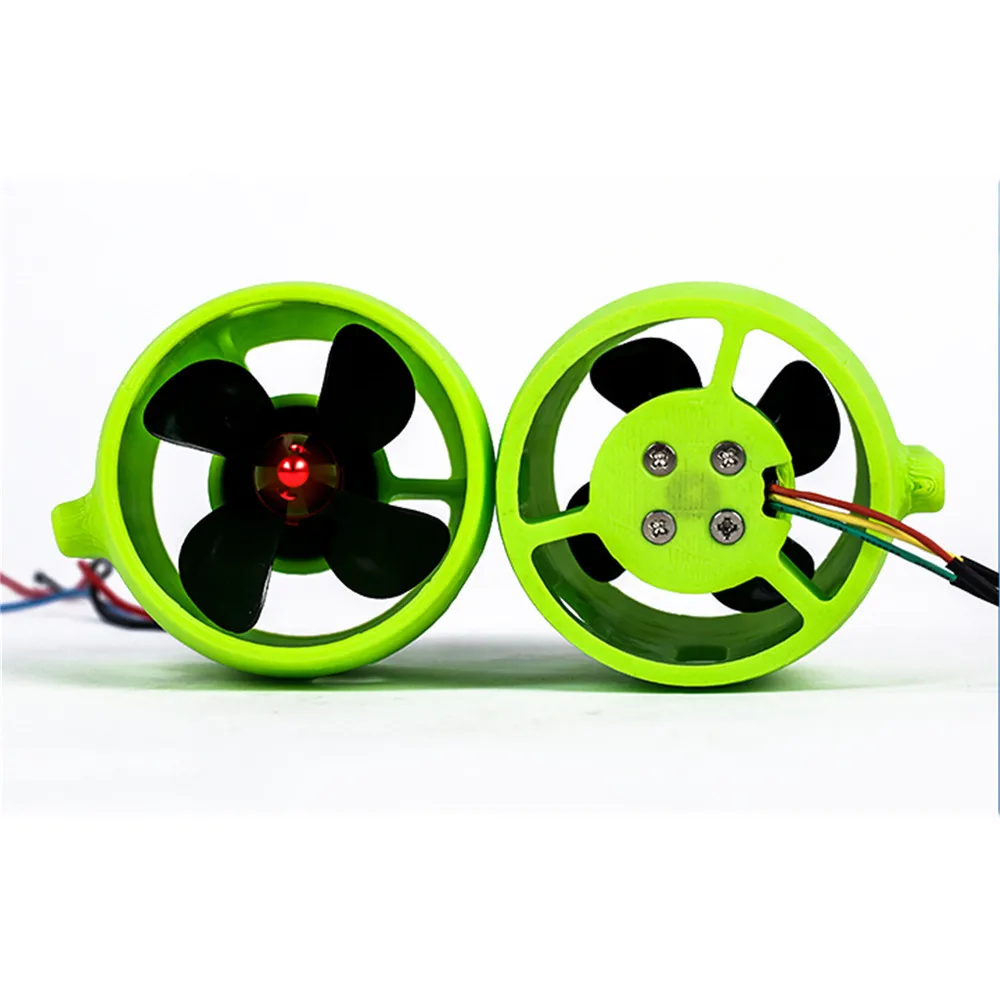 12V-24V 20A Underwater Thruster CW CCW Motor 4 Blades Propeller Propulsion 30-200W Motor for ROV RC Bait Tug Boat Parts